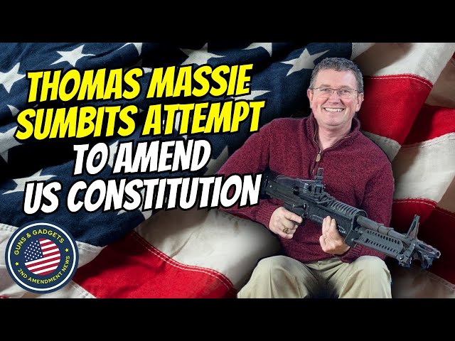 Thomas Massie Submits Attempt To Amend US Constitution