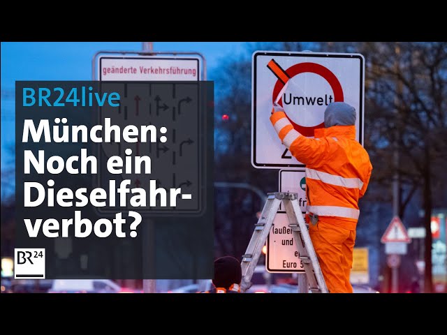Tempo 30 statt neues Diesel-Fahrverbot in München | BR24live