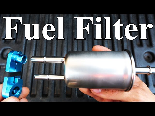 How To Replace a Ford Fuel Filter (homemade disconnect tool)