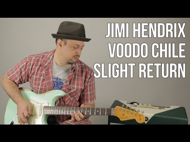 Jimi Hendrix - Voodoo Child (Slight Return) Stevie Ray Vaughan - Guitar Lesson How to Play Blues