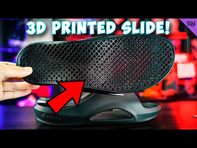 3D PRINTED SLIDE! Most COMFY Slide?! Asics Actibreeze Hybrid Sandal Review!