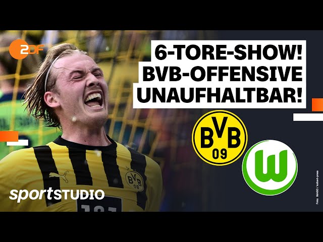 Borussia Dortmund – VfL Wolfsburg Highlights | Bundesliga, 31. Spieltag Saison 2022/23 | sportstudio