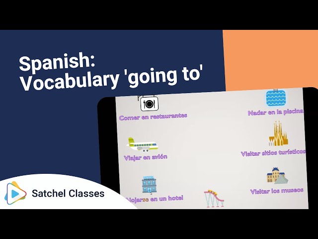 Spanish  Vocabulary 'going to' | Spanish | Satchel Classes