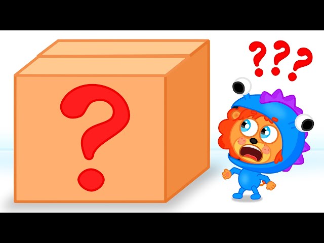 Lion Family | What's in the Mystery Box | Cartoon for Kids