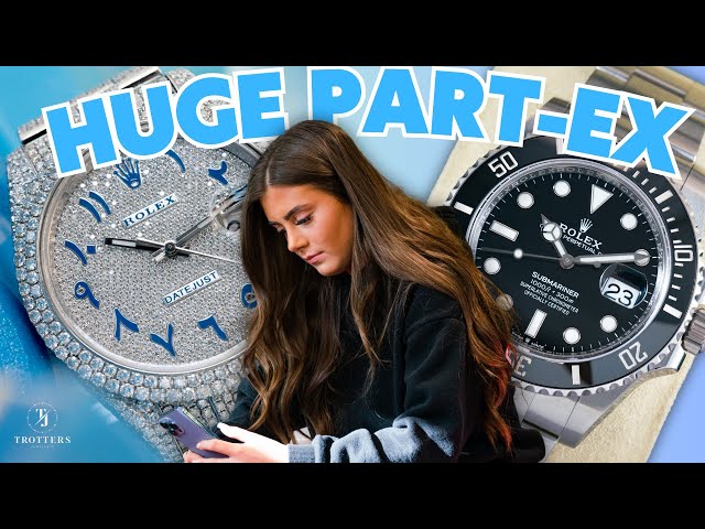 He Part-Exchanged his Rolex Submariner Date for TWO Datejust models 😱 | Trotters Jewellers