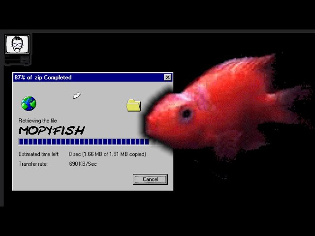 When a Fish Lived Inside Your PC: MOPy Fish | Nostalgia Nerd