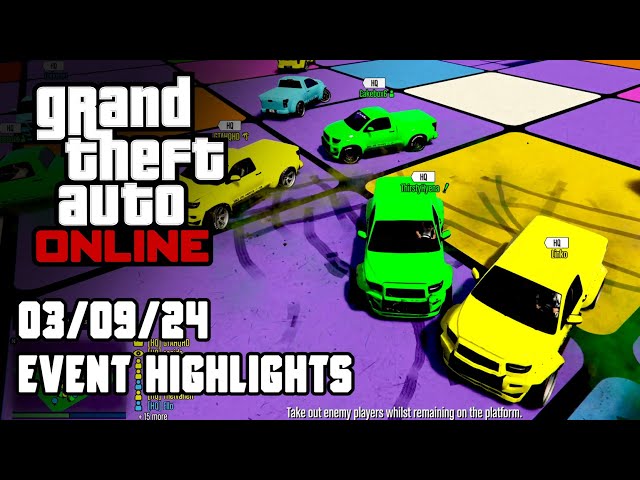 GTA 5 FiveM Multiplayer Event Highlights (March 9th 2024) - GTA Series Arcade Gamemodes