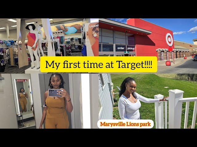 MY FIRST TIME AT TARGET!!!!! // Marysville Lions Park