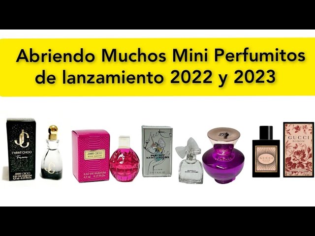 Abriendo Nuevos Mini Perfumitos de lanzamiento 2022 y 2023 💞💞💞🙆‍♀️