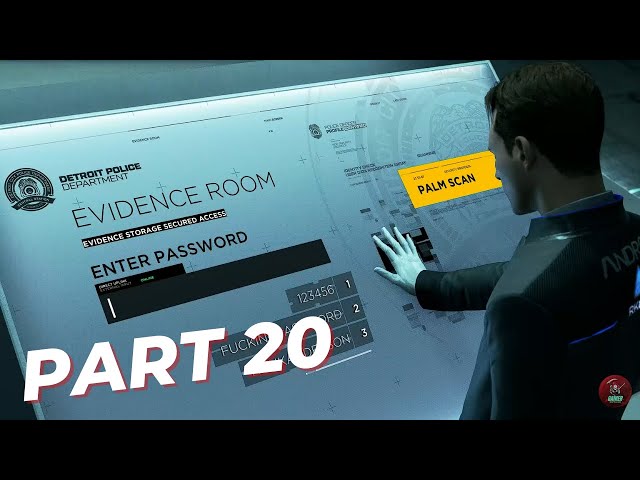DETROIT BECOME HUMAN Walkthrough Gameplay Part 20 | Connor | Evidence Room | PC 1080p |