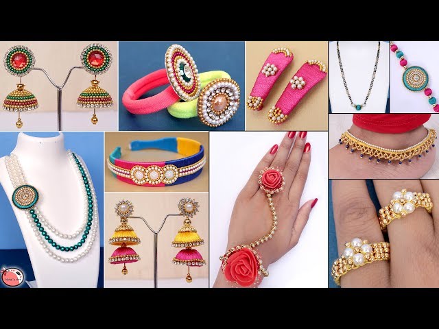 13 DIY Jewelry Ideas !!! Designer Jewelry Making at Home