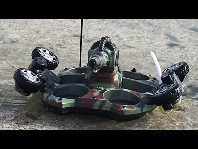 Transformer Amphibious RC TANK with Water Cannon #short #shorts