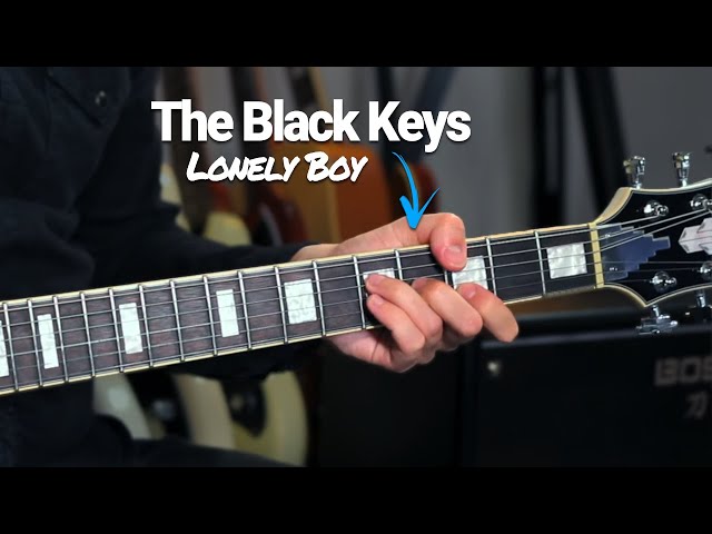 LONELY BOY - The Black Keys Guitar Lesson Tutorial + WHAMMY PEDAL and BAND JAM!