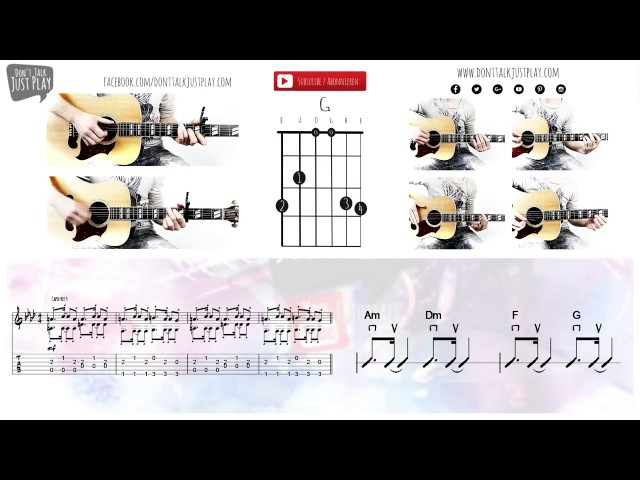 ED SHEERAN - SHAPE OF YOU - Gitarren Tutorial -How to play I Akkorde I Chords - Guitar Lesson