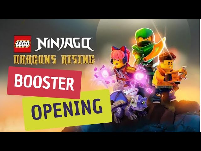 Lego Ninjago Serie 9 Dragons Rising Fünf Booster öffnen