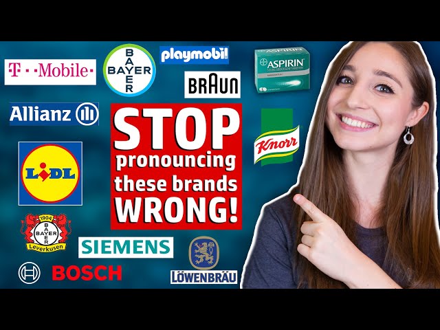 10 more German brands YOU pronounce WRONG! | Feli from Germany