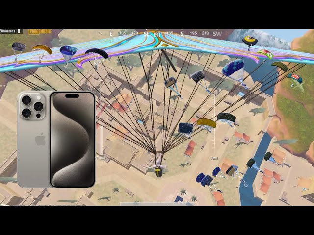 NEW iPHONE 15 PRO MAX GAMEPLAY🔥Pubg Mobil