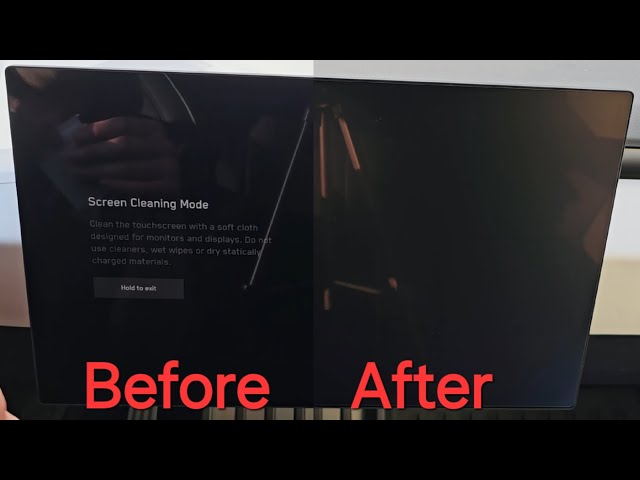 Tesla Cybertruck 18.5" R RUIYA Matte Tempered Glass Screen Protector Anti-Fingerprint Anti-Glare