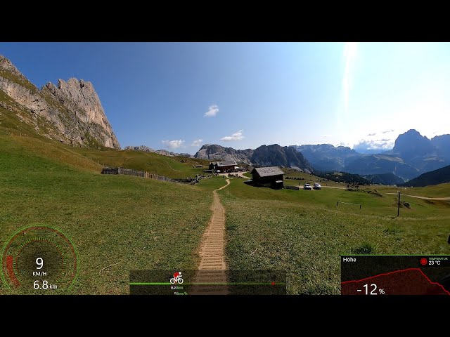 Ultimate 45 minute MTB Fat Burning Cycling Workout Alps 🚵‍♂️😎 Dolomiti Italy Garmin 4K