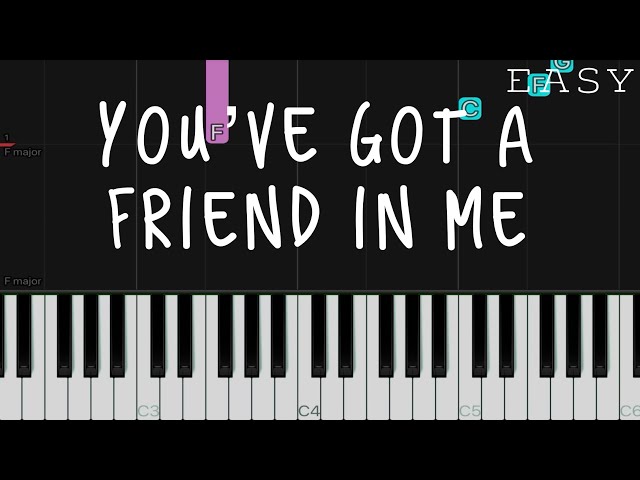 You've Got A Friend In Me - Toy Story | EASY Piano Tutorial