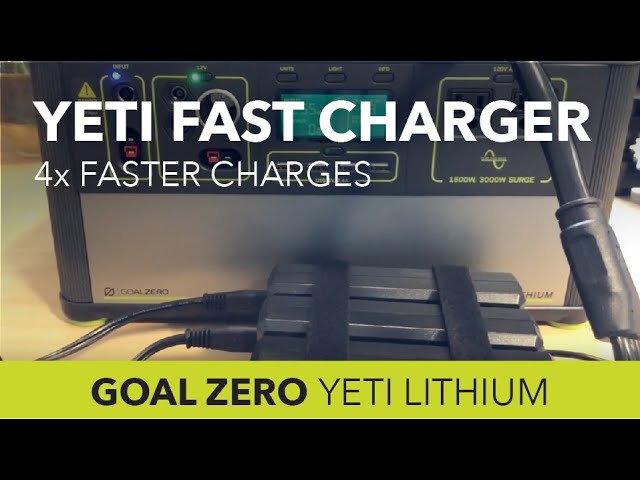 Goal Zero Yeti 1000 Lithium: Fast Charge In Just 4.5 Hours Instead of 18!