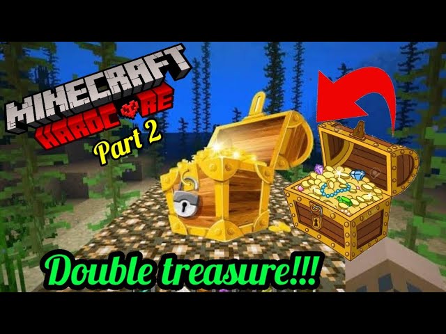 Double treasure in one day in my hardcore world !!! Part 2 #minecraft