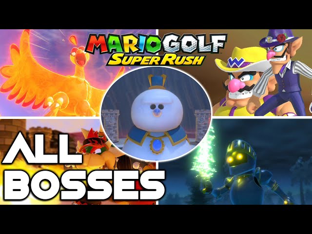 MARIO GOLF: SUPER RUSH - All Bosses and Ending