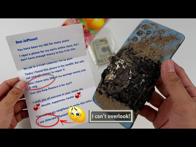 😭Pathetic, I can't overlook!! - Restoration Burned Phone Free for the poor fan | Restore Galaxy A52