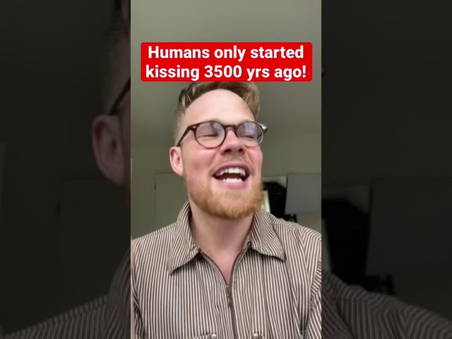 Humans only started kissing 3500 years ago!? #shorts
