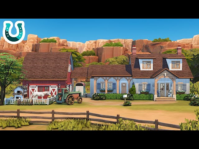 Cute Family Ranch 🐴 || The Sims 4 Horse Ranch: Speed Build