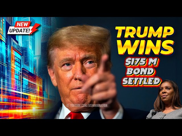 BREAKING🔥 Letitia James Harassment Campaign on Trump -  TRUMP WINS! $175M Bond Settled