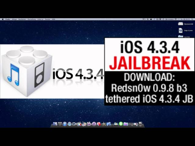 Info - iOS 4.3.4 & Tethered Jailbreak veröffentlicht - ScP