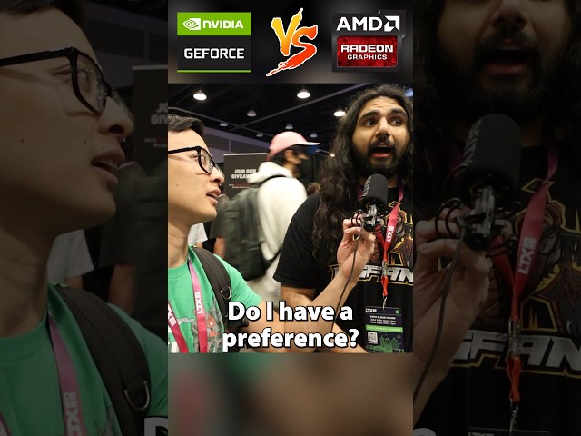 Does Esfand Prefer Nvidia or AMD? #shorts #Nvidia #AMD