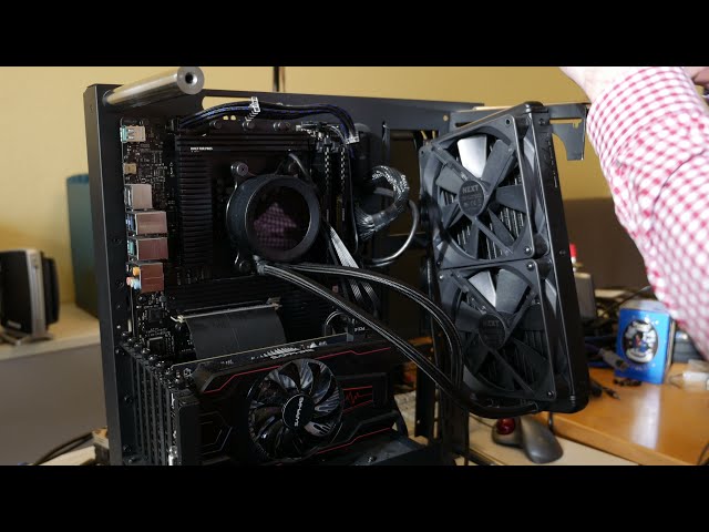 Cutting my PC case to fit a liquid cooling radiator the right way! Thermaltake Core P5, NXXT Kraken