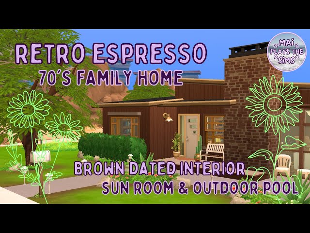 i am living for this 70's house with ~espresso~ vibes
