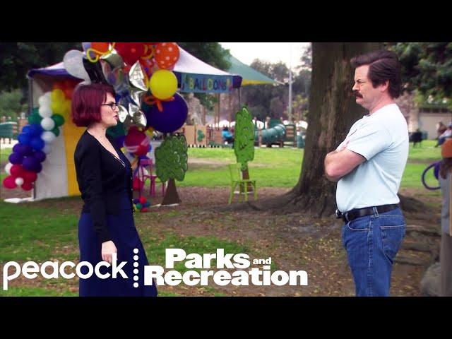 Tammy II Tries to Tempt Ron Swanson in Front of Diane | Parks and Recreation