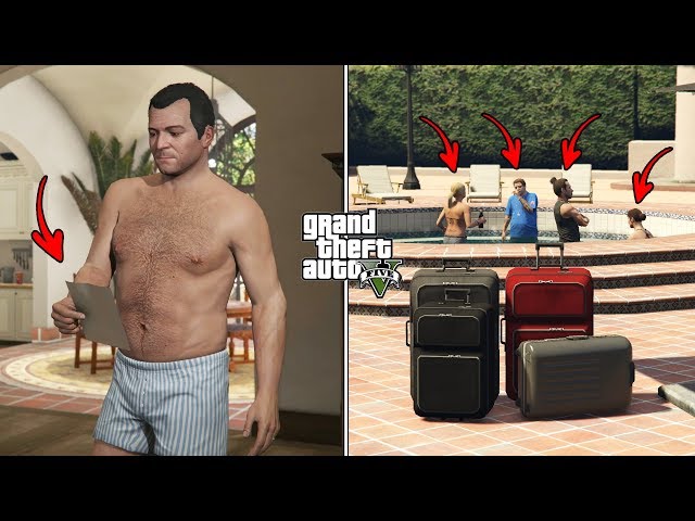 Where does Michael's family go when they leave him? (GTA 5)