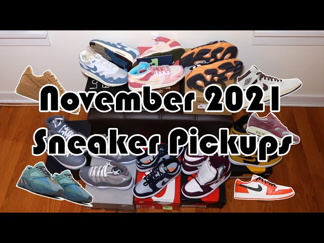 I Spent $3500 on Sneakers this Month 🤦‍♂️  | November 2021 Sneaker Pickups!