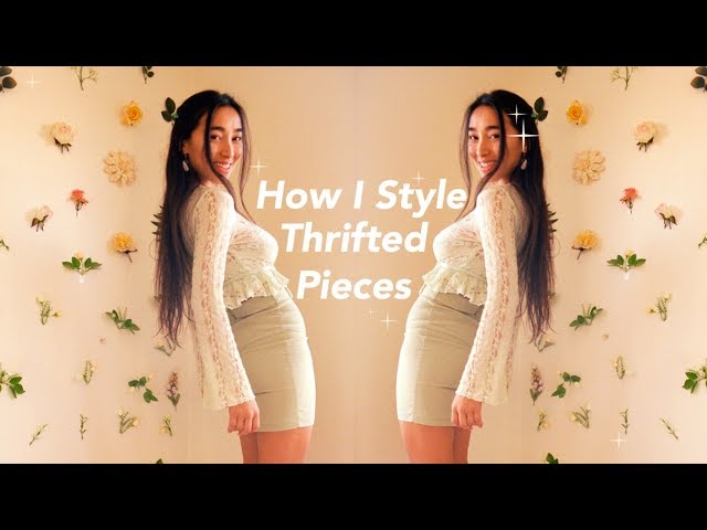 How I Style Thrift Store Clothes | OOTW