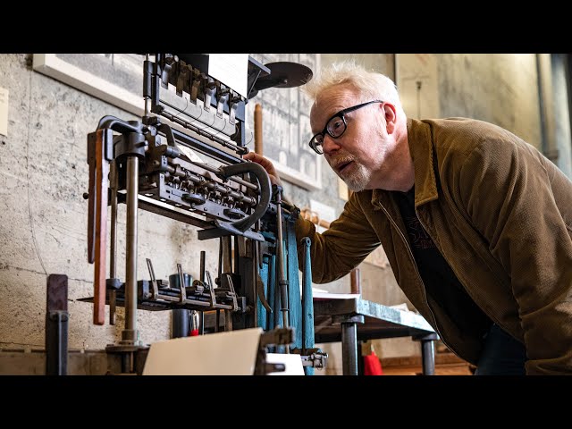 Adam Savage Learns How Old Books Were Made!