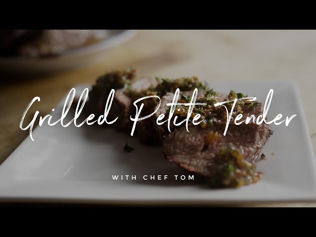 Grilled Petite Tender | Teres Major on the Kamado Joe