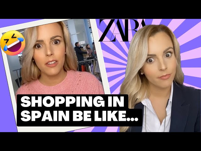 That plot twist at the end… SHOPPING in SPAIN🤦🏼‍♀️😂 🇪🇸🇬🇧