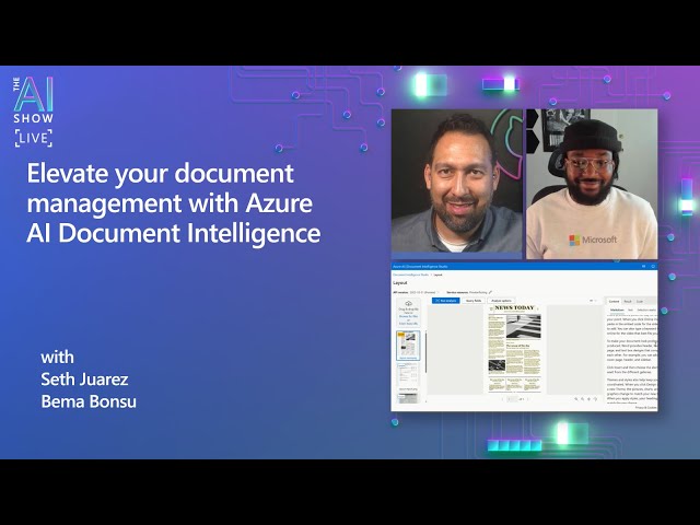 Elevate your document management with Azure AI Document Intelligence