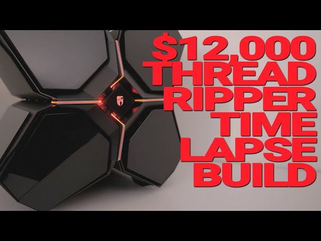 $12000 Threadripper Time-Lapse Build in the new Quadstellar Chassis