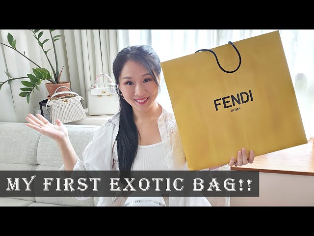 New Fendi Exotic Bag Unboxing!! ft. Confessions of a Bag Addict