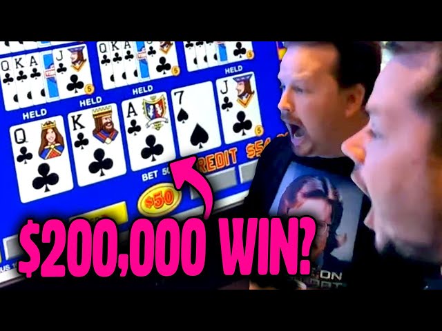 MAX BET Video Poker - $2,500 Spins in Las Vegas
