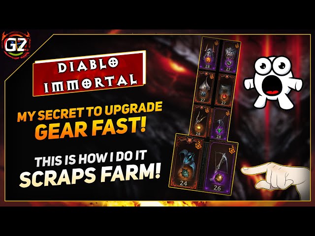 My Secret To Farming & Upgrading Gear Soo Fast | This is How I Do It | Diablo Immortal