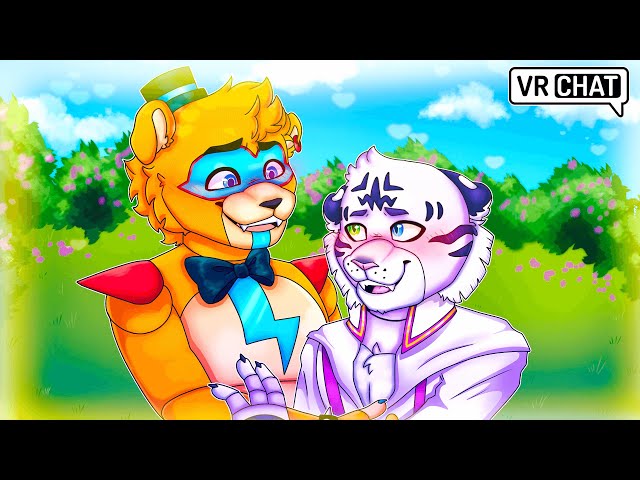 Tiger Rock and Glamrock Freddy ARE DATING! in VRCHAT