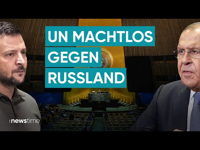 Selenskyj vs. Lawrow: Duell der Feinde im UN-Sicherheitsrat