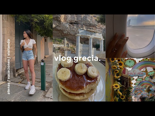 vlog grecia | visitando atenas, acrópolis, lo que como de viaje y mucho calor